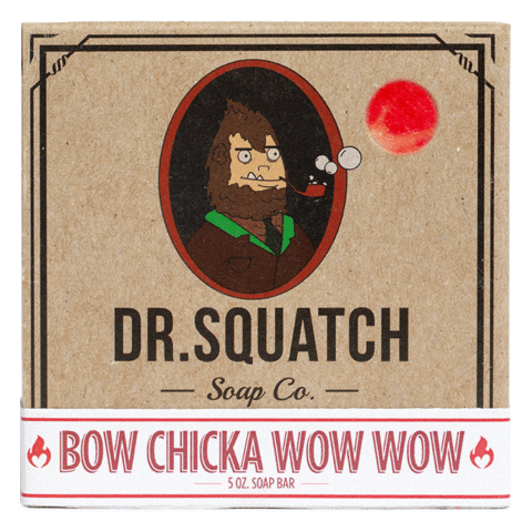 Valentines Day Squatch GIF by DrSquatchSoapCo
