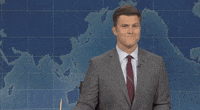 Colin Jost Laughing GIF by Saturday Night Live