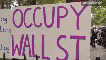 protest tbt occupy wall street GIF