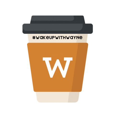 Coffee Latte Sticker by Wayne Farley