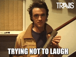 Trying Not To Laugh GIF by Travis