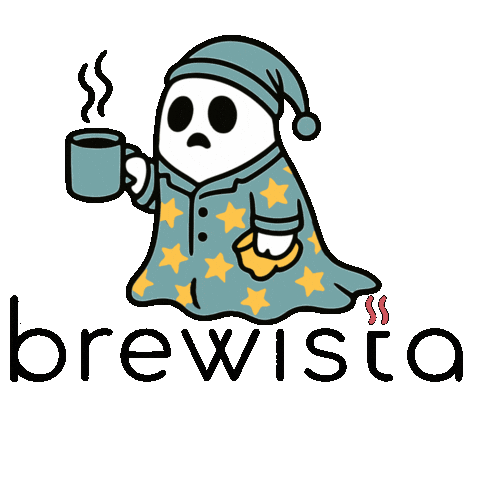 Halloween Ghost Sticker by Brewista