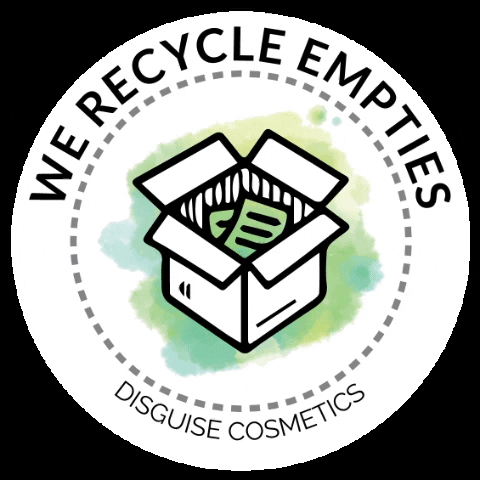 DisguiseCosmetics cosmetics eco recycle empty GIF