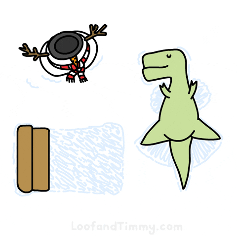 Christmas Snow GIF by Loof and Timmy