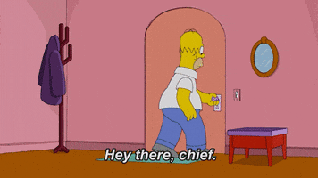 The Simpsons Hello GIF by AniDom