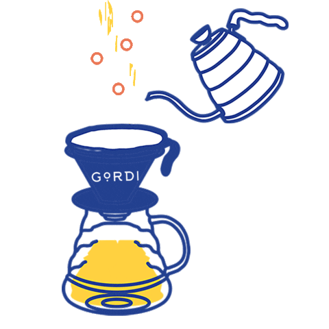 Coffee Barista Sticker by Gordi