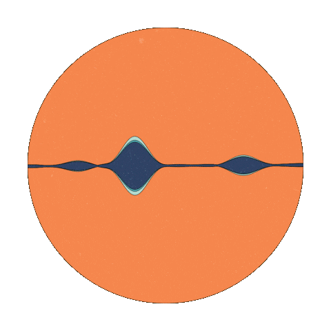 Wave Vibe Sticker by Woodka