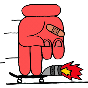 Skatefinger Sticker