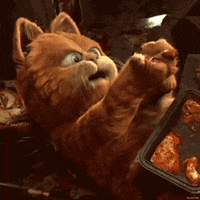 garfield eating GIF by 20th Century Fox Home Entertainment