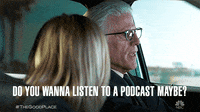 season 3 podcast GIF by The Good Place