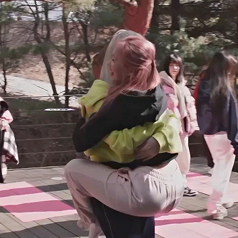 K-Pop Hug GIF