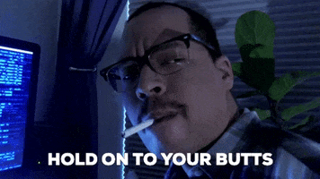 Jurassic Park Hold On To Your Butts GIF by chuber channel