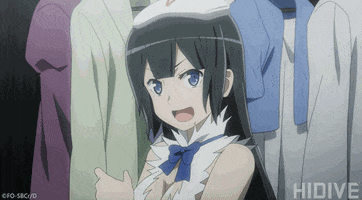 is it wrong to try to pick up girls in a dungeon GIF by HIDIVE
