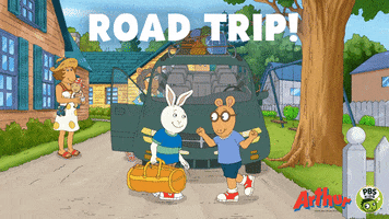 Excited Road Trip GIF by PBS KIDS