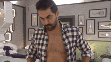 Chest Shirt Off GIF by Big Brother