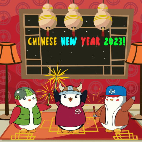 Happy Chinese New Year GIF by Pudgy Penguins