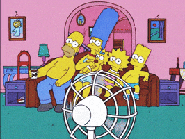 Melting The Simpsons GIF