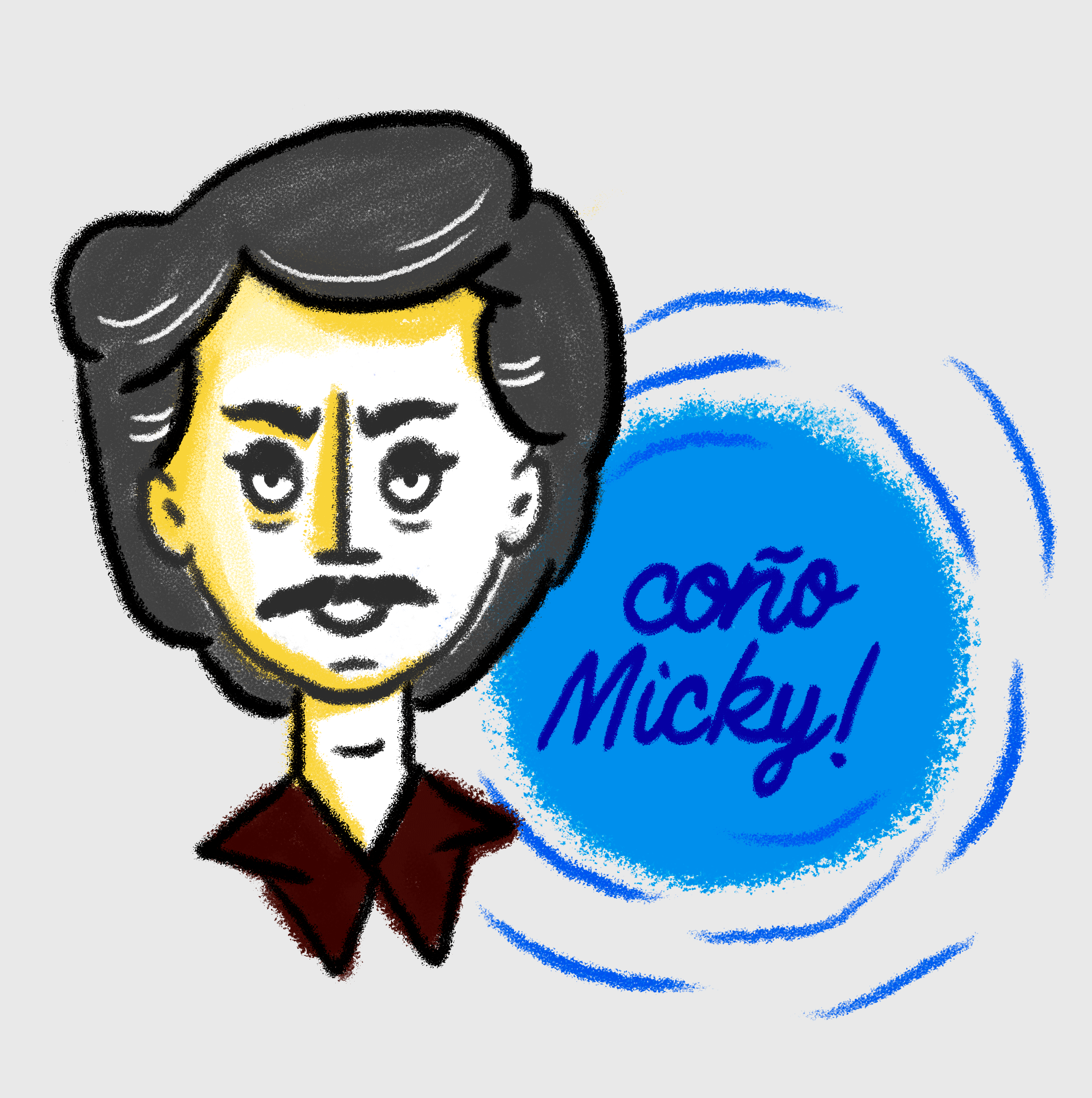 Luisito Rey Coã±O Micky GIF