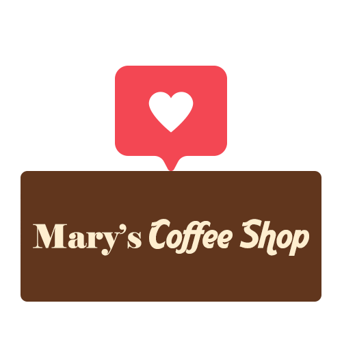 Mary's Coffee Shop Sticker