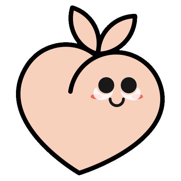 Happy Sticker by Peachy Beauty