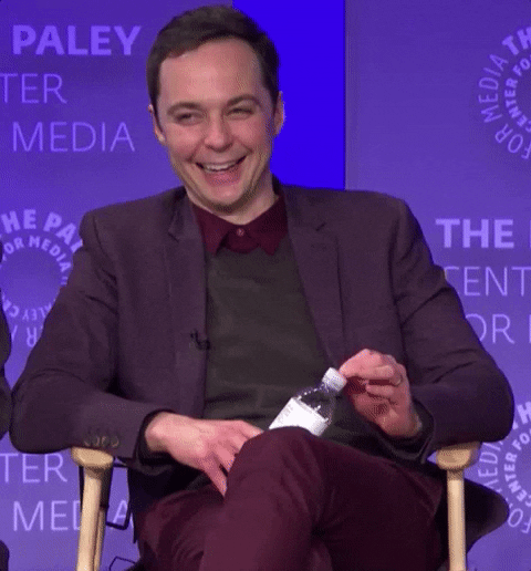 sheldon cooper laughing GIF by The Paley Center for Media