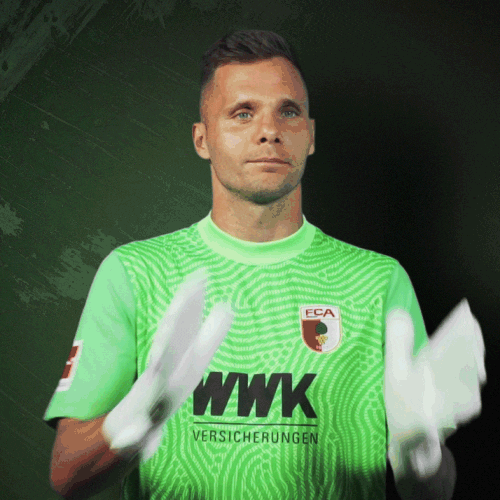 Clapping Keeper GIF by FC Augsburg 1907