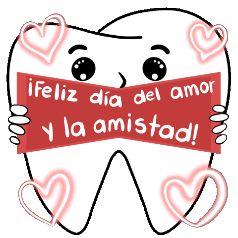 Valentines Day Teeth Sticker