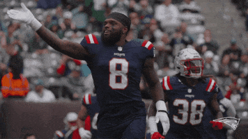Nfl Wave GIF by New England Patriots