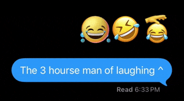 Laughing Text GIF