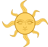 Space Sun Sticker