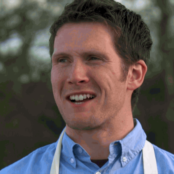 Reality TV gif. In The Great British Baking Show, a contestant in an apron says, “quite amazing really.”