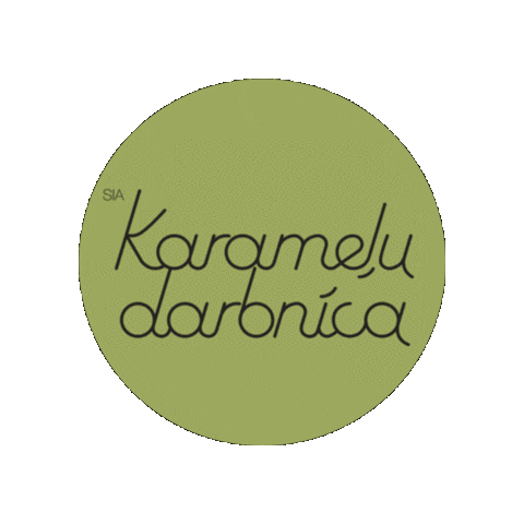 karamelu darbnica Sticker