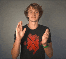 well done applause GIF by Miami Open