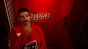 Hockey Mustache GIF by Rapid City Rush