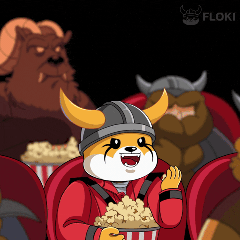 Michael Jackson Popcorn GIF by FLOKI