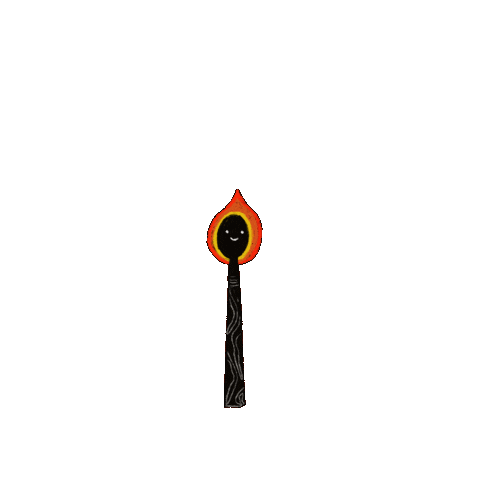 Fire Match Sticker