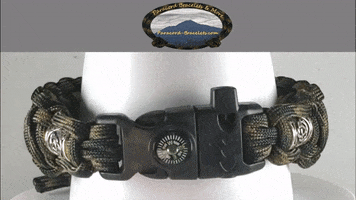 Emergency Whistle Bracelet GIF