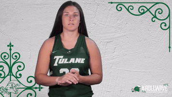 tulane women's basketball 2019 meredith schultz GIF by GreenWave