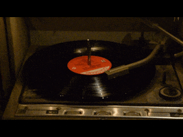 record player spinning GIF