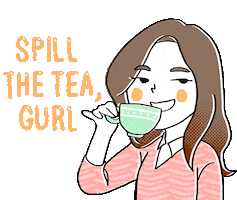 Tea Spill Sticker