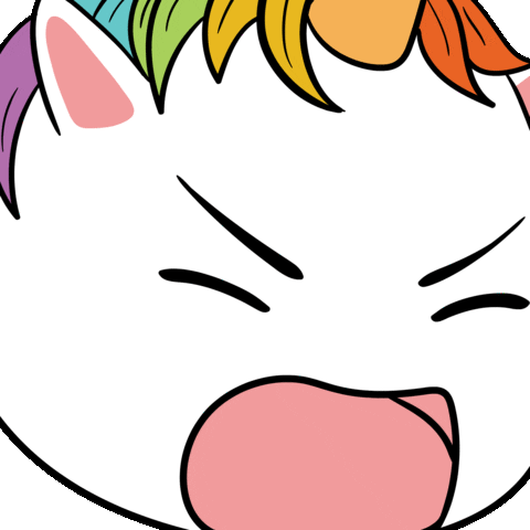 Angry Unicorn GIF by Chubbiverse
