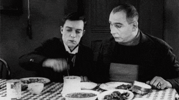 buster keaton sugar and coffee lol GIF by Maudit