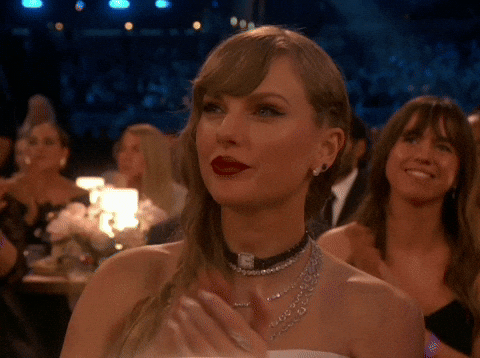 Taylor Swift Yes GIF by Recording Academy / GRAMMYs - Find & Share ...
