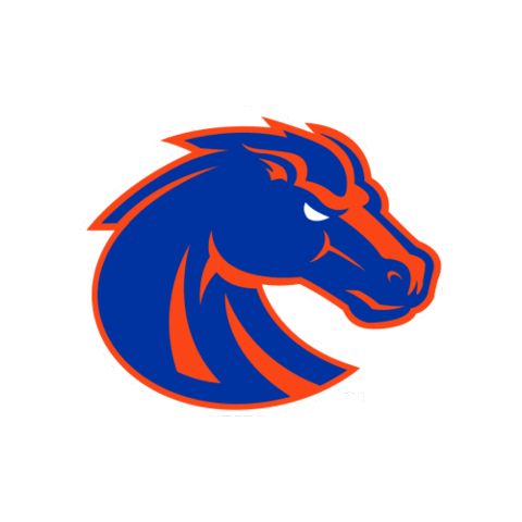 Idaho Blue Turf Sticker by Boise State Broncos