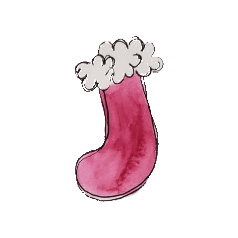 Christmas Stocking Sticker by CocoCreatess