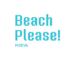 Summer Beach Sticker by MOEVA LONDON