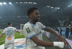 Happy Amir Murillo GIF by Olympique de Marseille