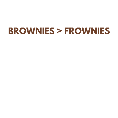 Chocolate Brownies Sticker by The Brownie Bakers for iOS & Android | GIPHY
