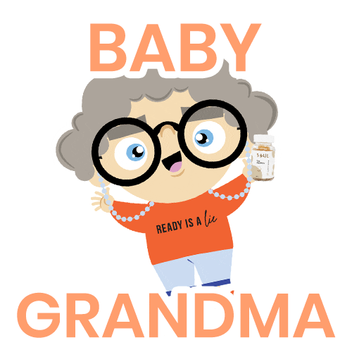 Angielee Babygrandma Sticker by Glittle Wonderland