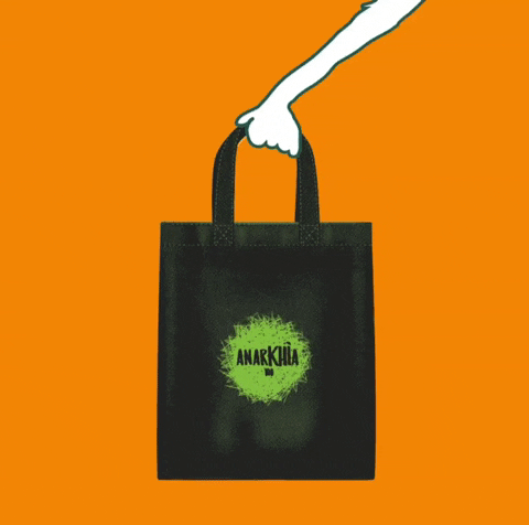 anarkhiabio shopping brand shop bag GIF